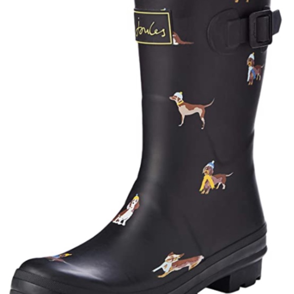 Adorable Joules women’s 10 puppy themed rain boots - Picture 6 of 6